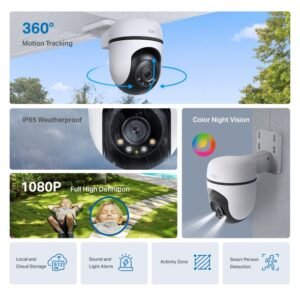 Tapo C500 Caméra de Surveillance Wi-Fi Extérieure Rotative Full HD – Image 5