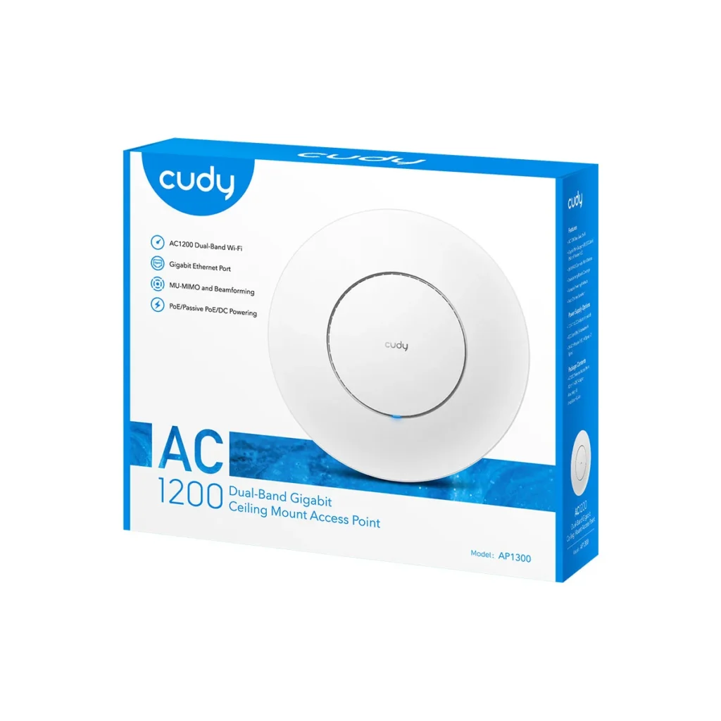 Point d'accès plafonnier Wi-Fi AC1200 Gigabit Cudy AP1300 P – vue 4