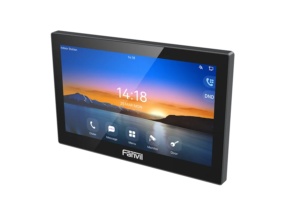 Interphone intérieur à écran tactile 7 pouces Fanvil i504W – vue 2