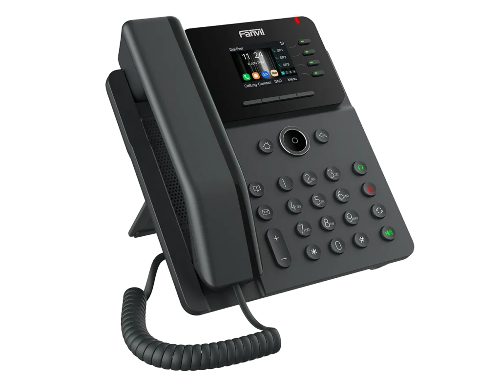Téléphone IP Wi-Fi 6 et Bluetooth à écran couleur Fanvil V61W – vue 3
