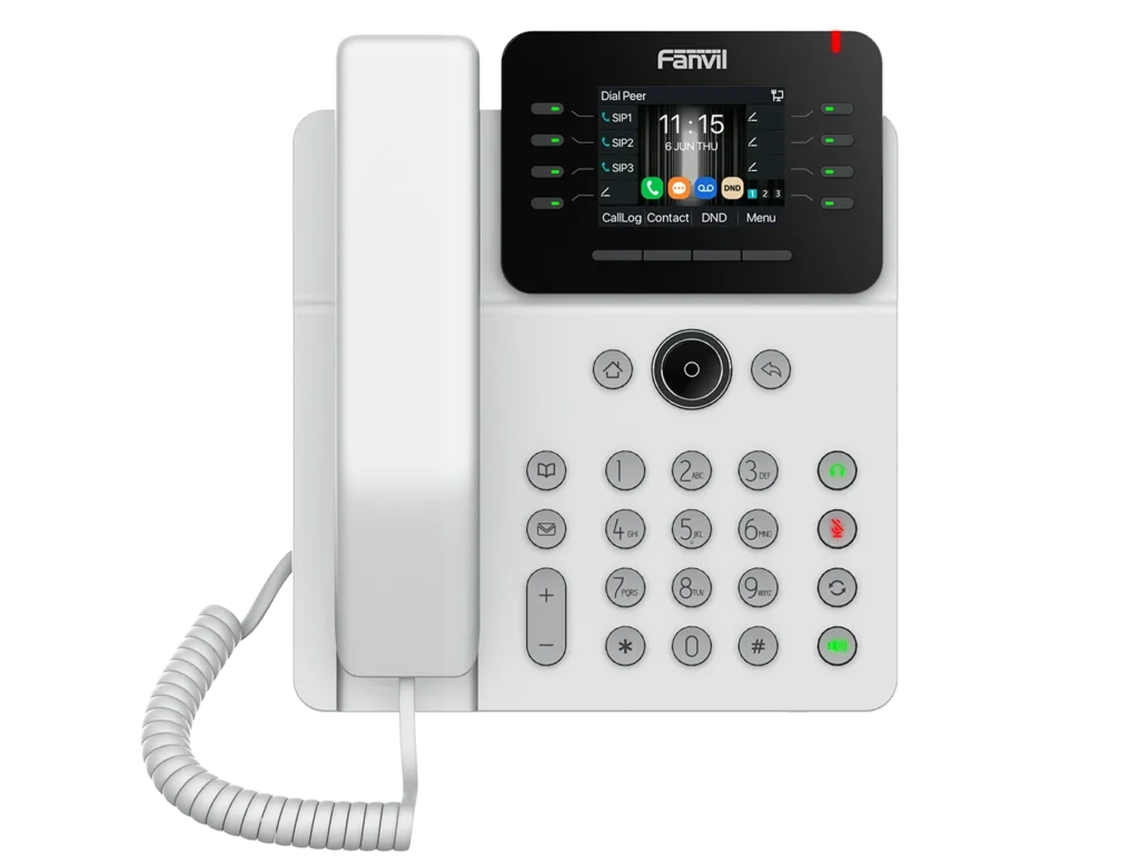 Téléphone IP Gigabit à écran couleur 2,8 pouces Fanvil V62G – vue 4