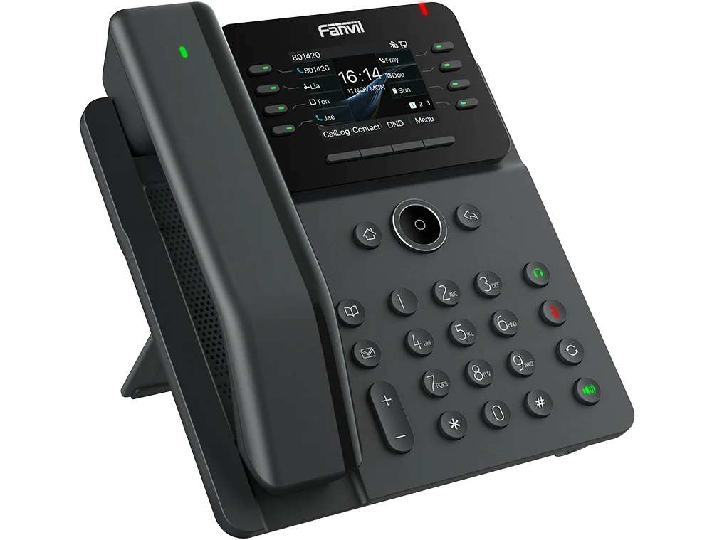 Téléphone IP Gigabit à combiné Bluetooth Fanvil V62 Pro – vue 2
