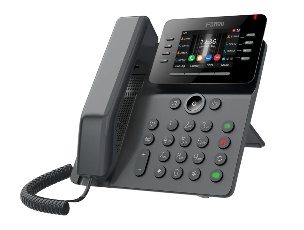 Téléphone IP à écran couleur 3,5 pouces Fanvil V64 – vue 2