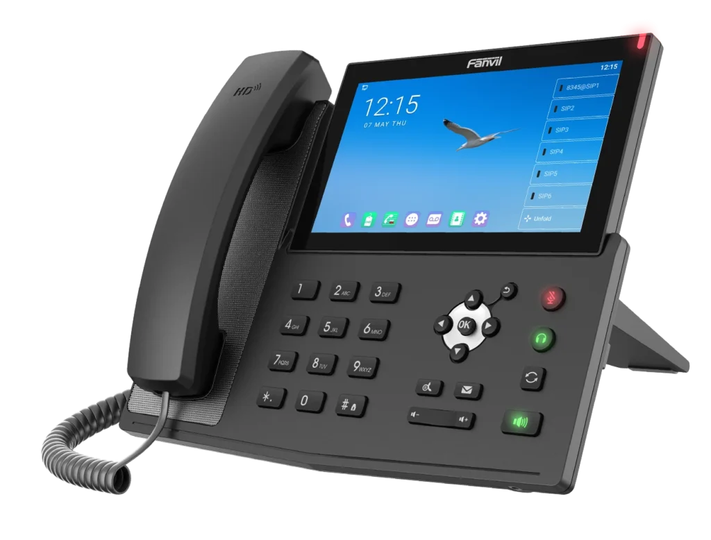 Téléphone IP de bureau Fanvil X7A – vue 2