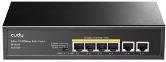 Vue 6 du switch 6 ports 10/100, 60 W