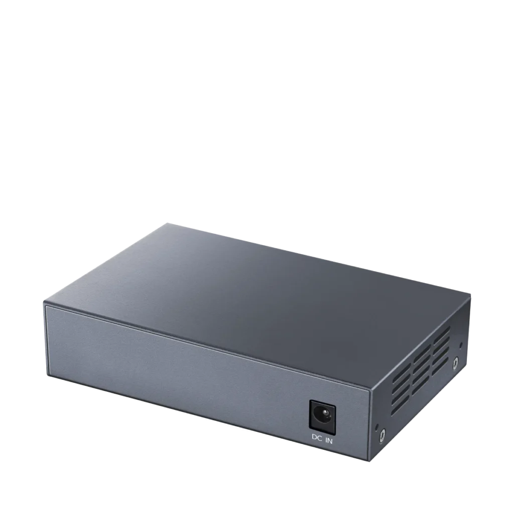 Switch PoE+ 5 ports Gigabit dont 4 PoE, 60 W, Cudy GS1005P – vue 4