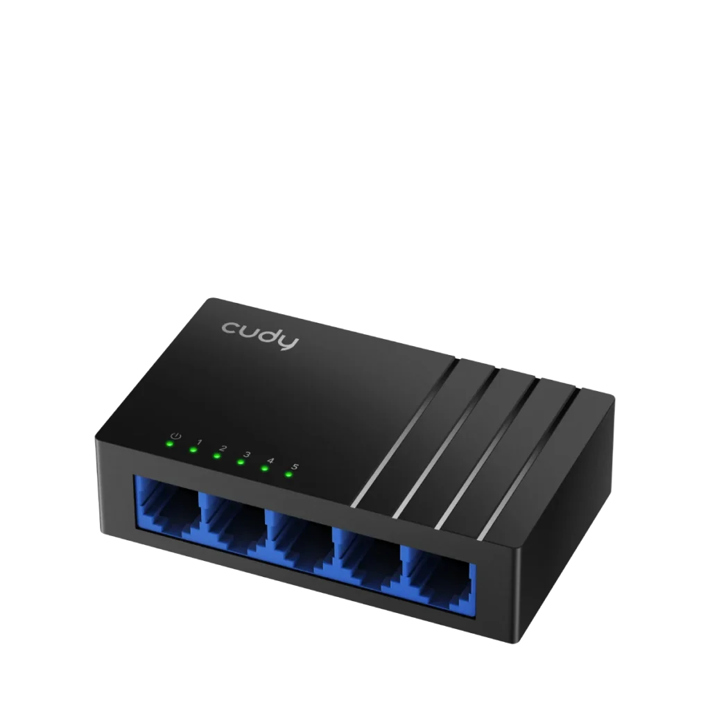 Switch de bureau 5 ports Gigabit Cudy GS105D – vue 2