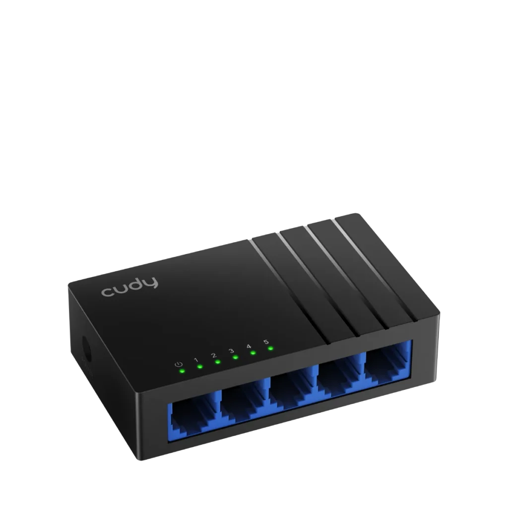 Switch de bureau 5 ports Gigabit Cudy GS105D – vue 3