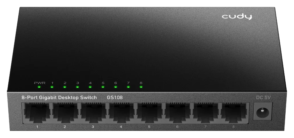 Switch métal 8 ports Gigabit Cudy GS108
