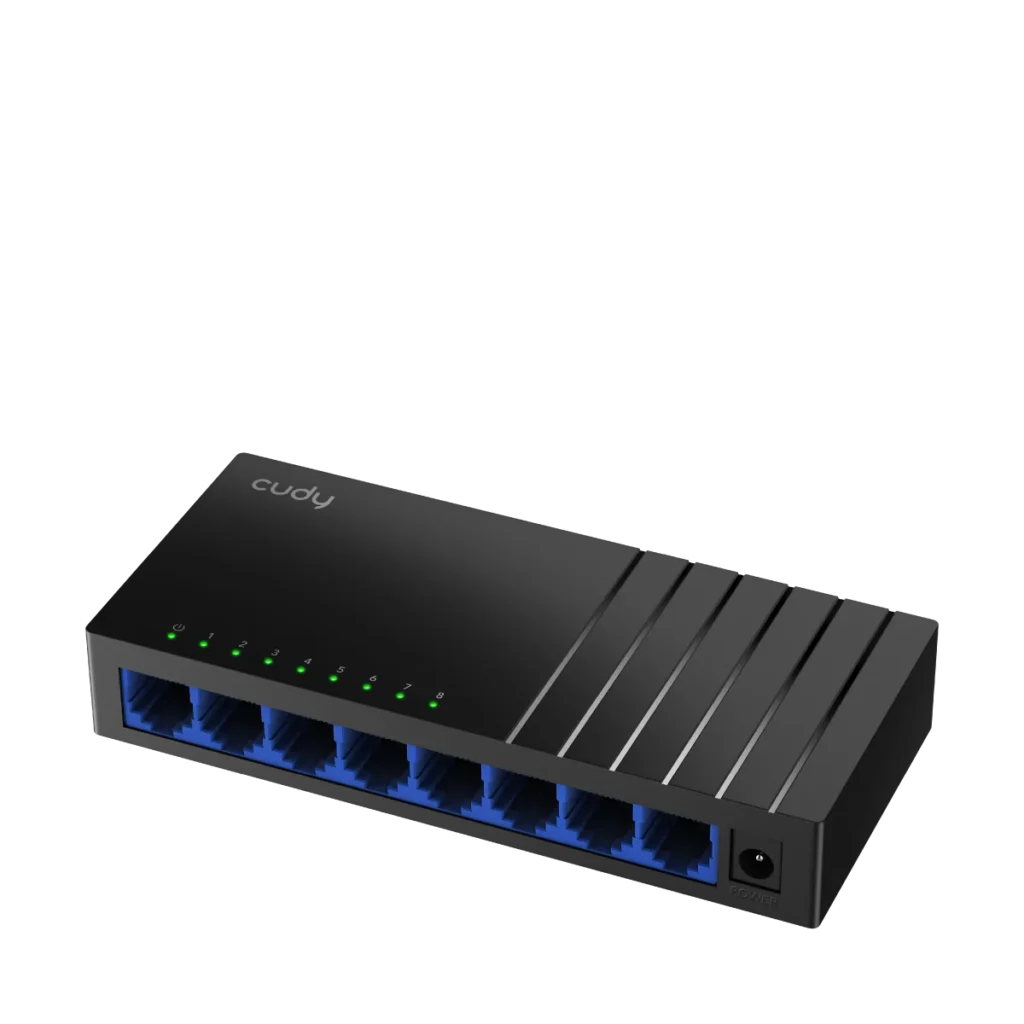 Switch de bureau 8 ports Gigabit Cudy GS108D – vue 2