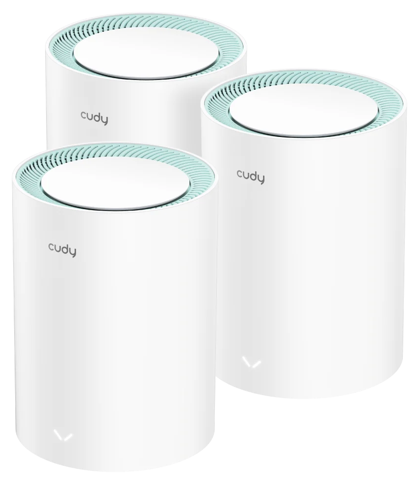 Système mesh Wi-Fi AC1200 Gigabit Cudy M1300, pack de 3 bornes