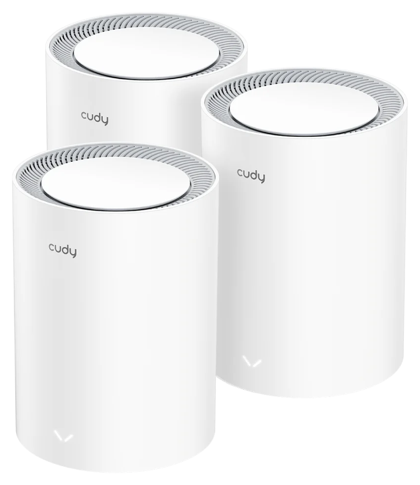 Système mesh Wi-Fi 6 AX3000 2,5G Cudy M3000, pack de 3 bornes