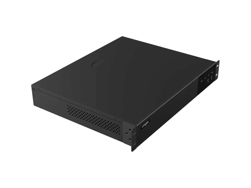 Enregistreur NVR 32 canaux · 24 ports PoE Longse NVR3332K4P24 – vue 3