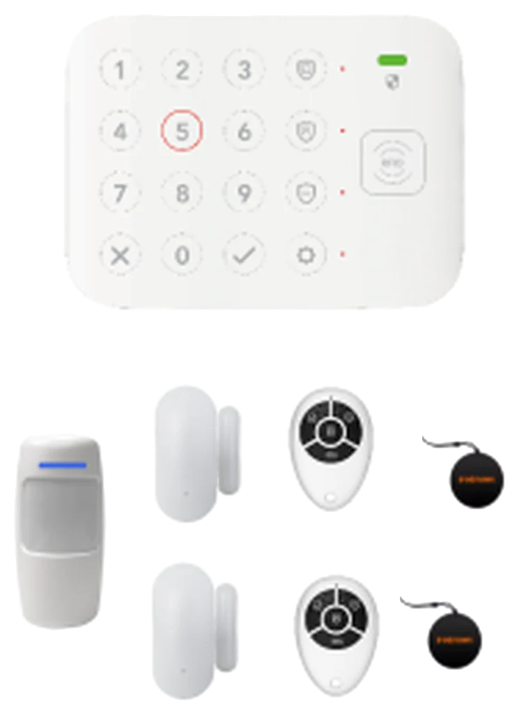 Kit alarme 4G et Wi-Fi Staniot H400 avec détecteurs et télécommandes