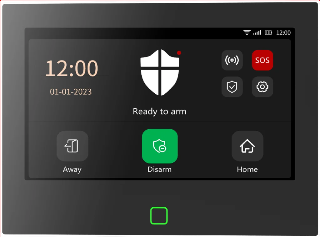 Centrale d'alarme 4G et Wi-Fi à écran 7 pouces Staniot H700 – vue 4